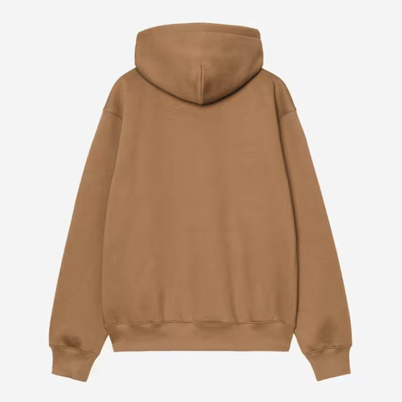 Felpa Carhartt Hood H Brown Black