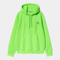 Felpa Carhartt Hooded Industry lumo green