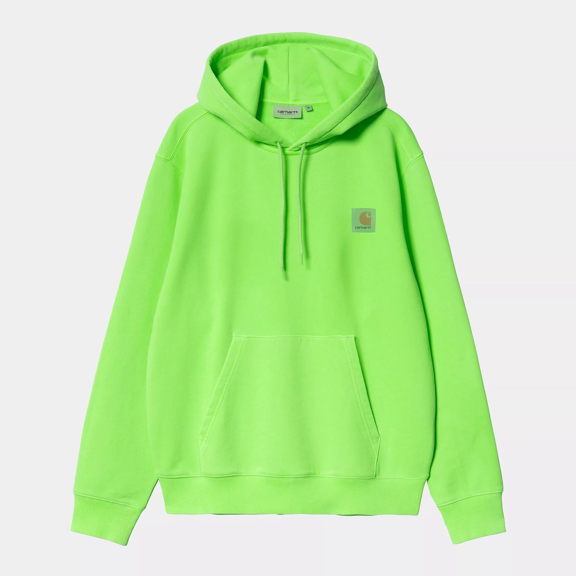 Felpa Carhartt Hooded Industry lumo green