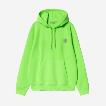 Felpa Carhartt Hooded Industry lumo green