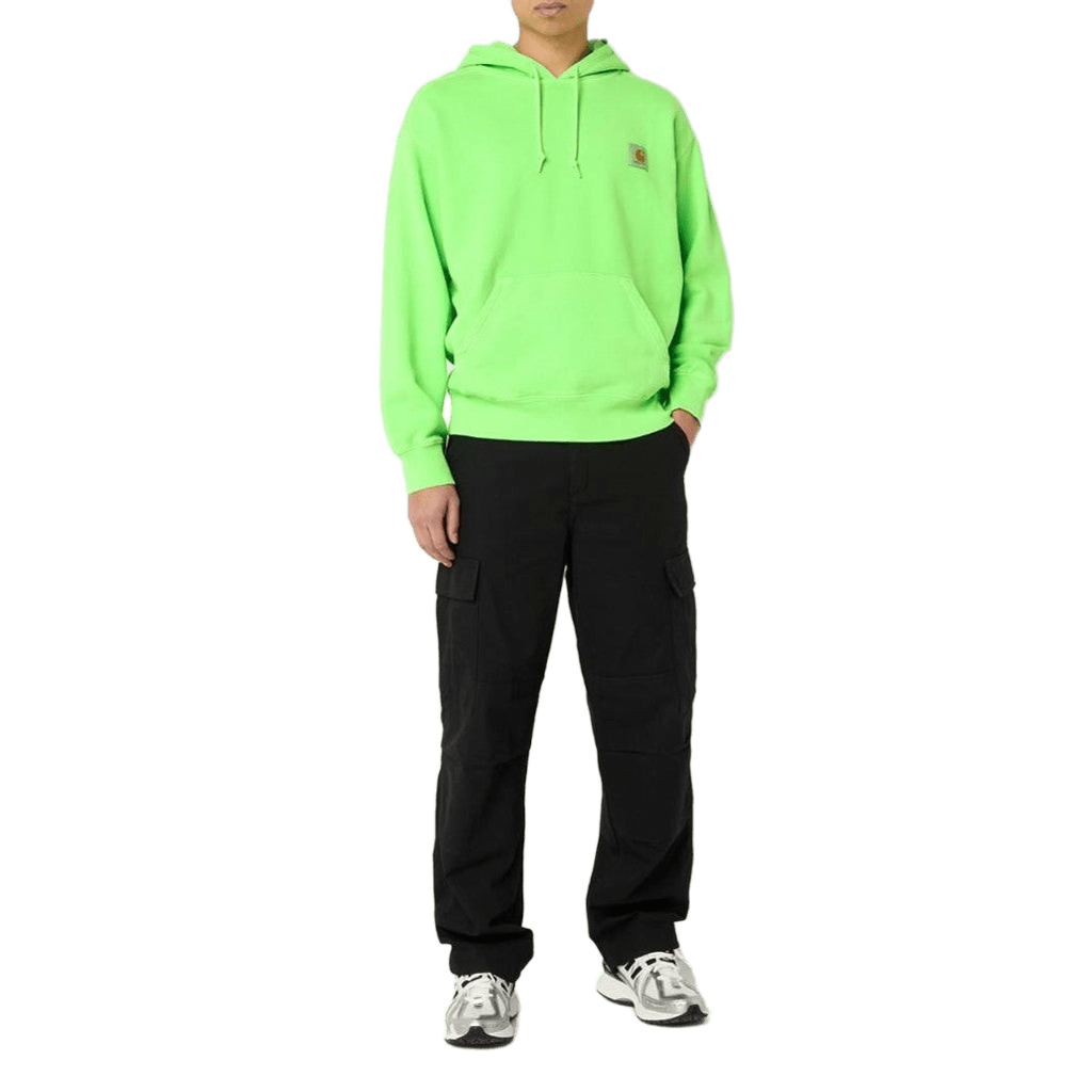 Felpa Carhartt Hooded Industry lumo green
