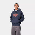 Felpa Carhartt Hooded Library ink garment dyed