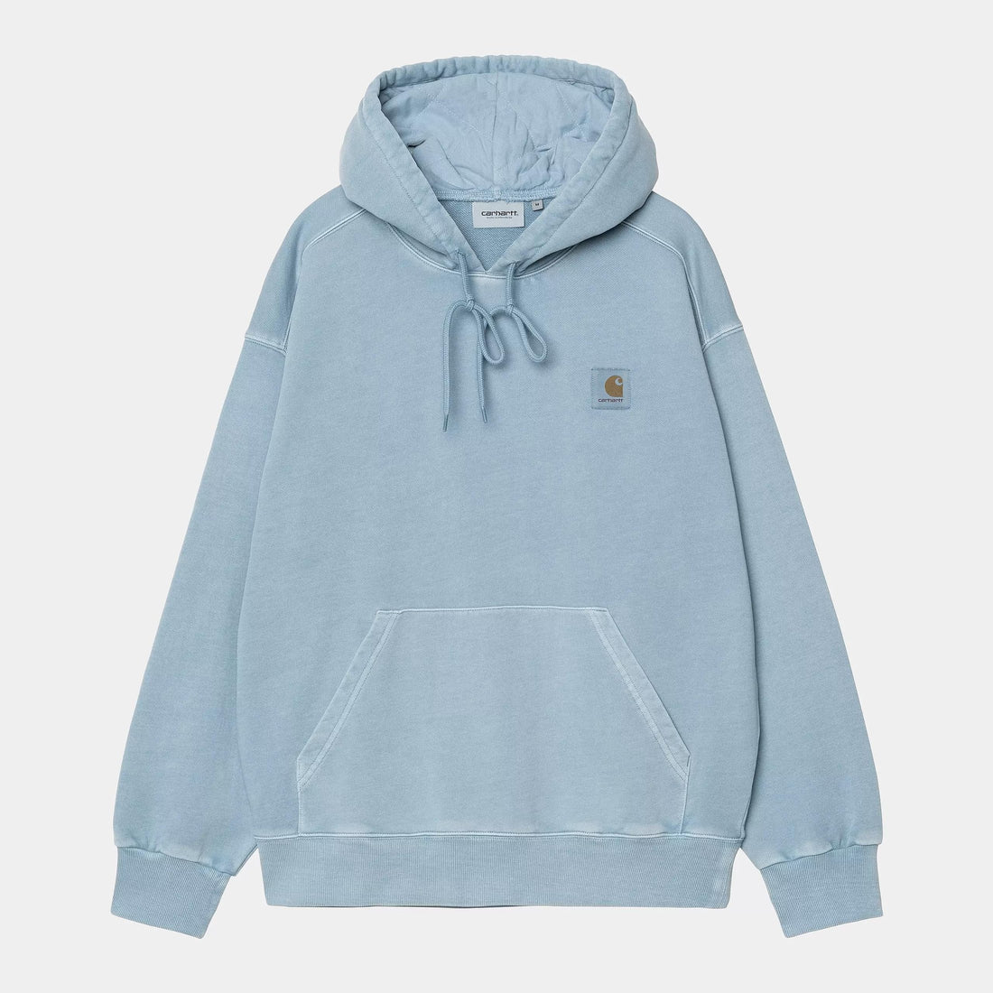Felpa Carhartt Hooded Nelson clay blue dyed