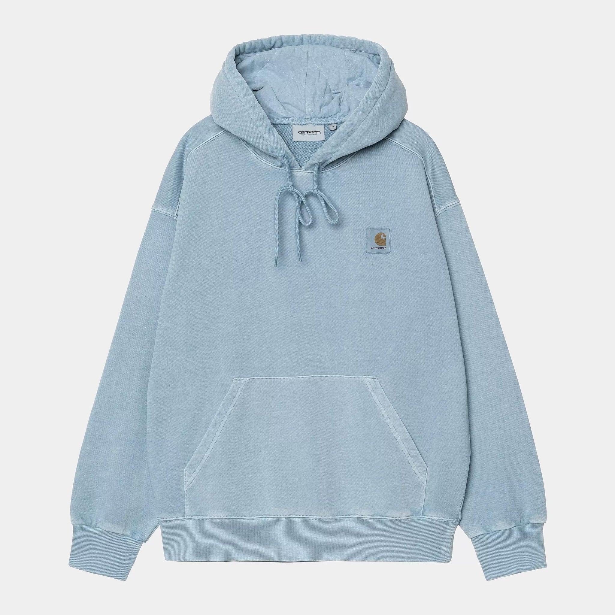 Felpa Carhartt Hooded Nelson clay blue dyed