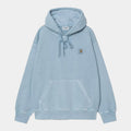 Felpa Carhartt Hooded Nelson clay blue dyed
