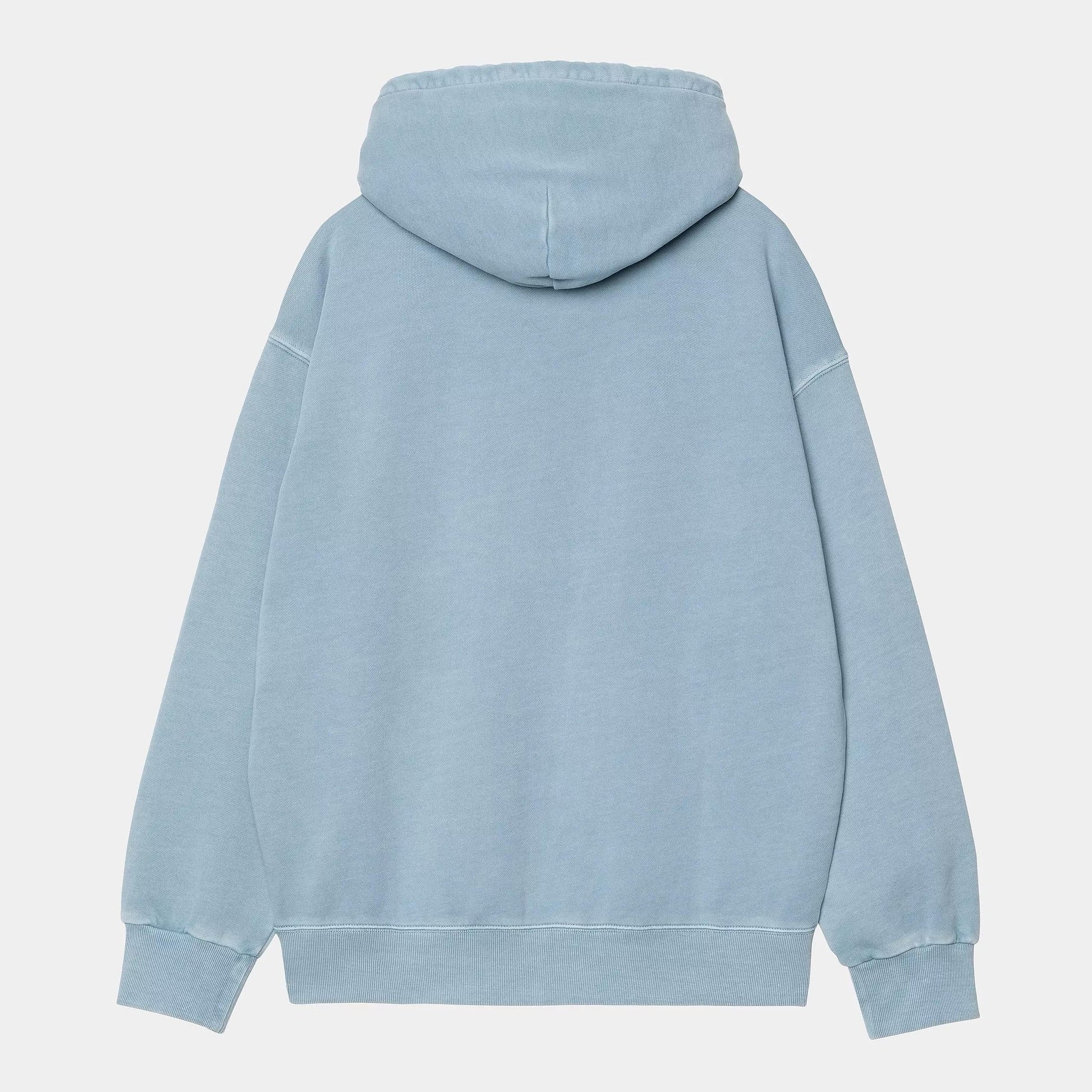 Felpa Carhartt Hooded Nelson clay blue dyed