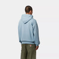 Felpa Carhartt Hooded Nelson clay blue dyed