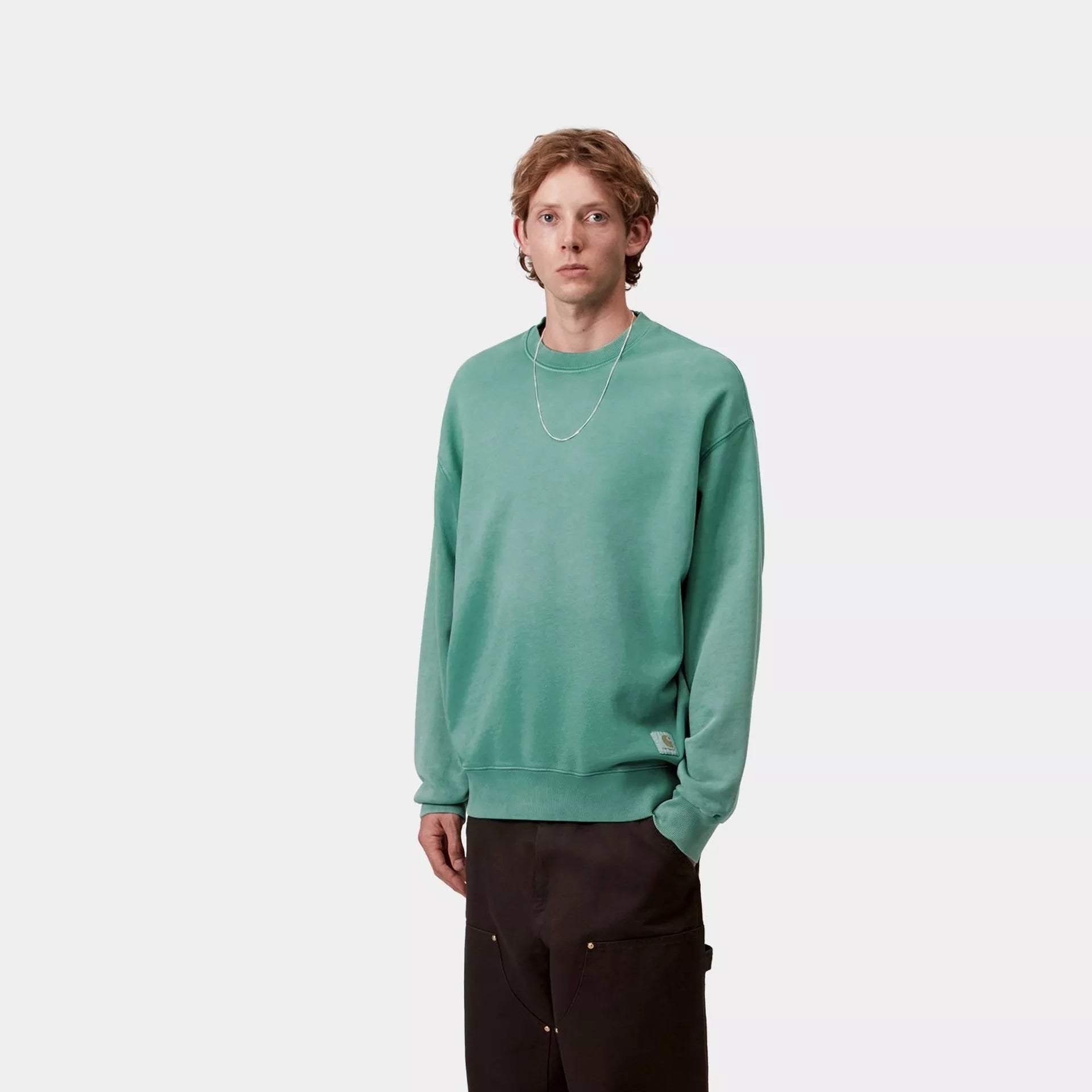 Felpa Carhartt Hudson Saguaro blk chalck wahed