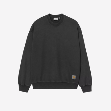 Felpa Carhartt Hudson blk chalck washed