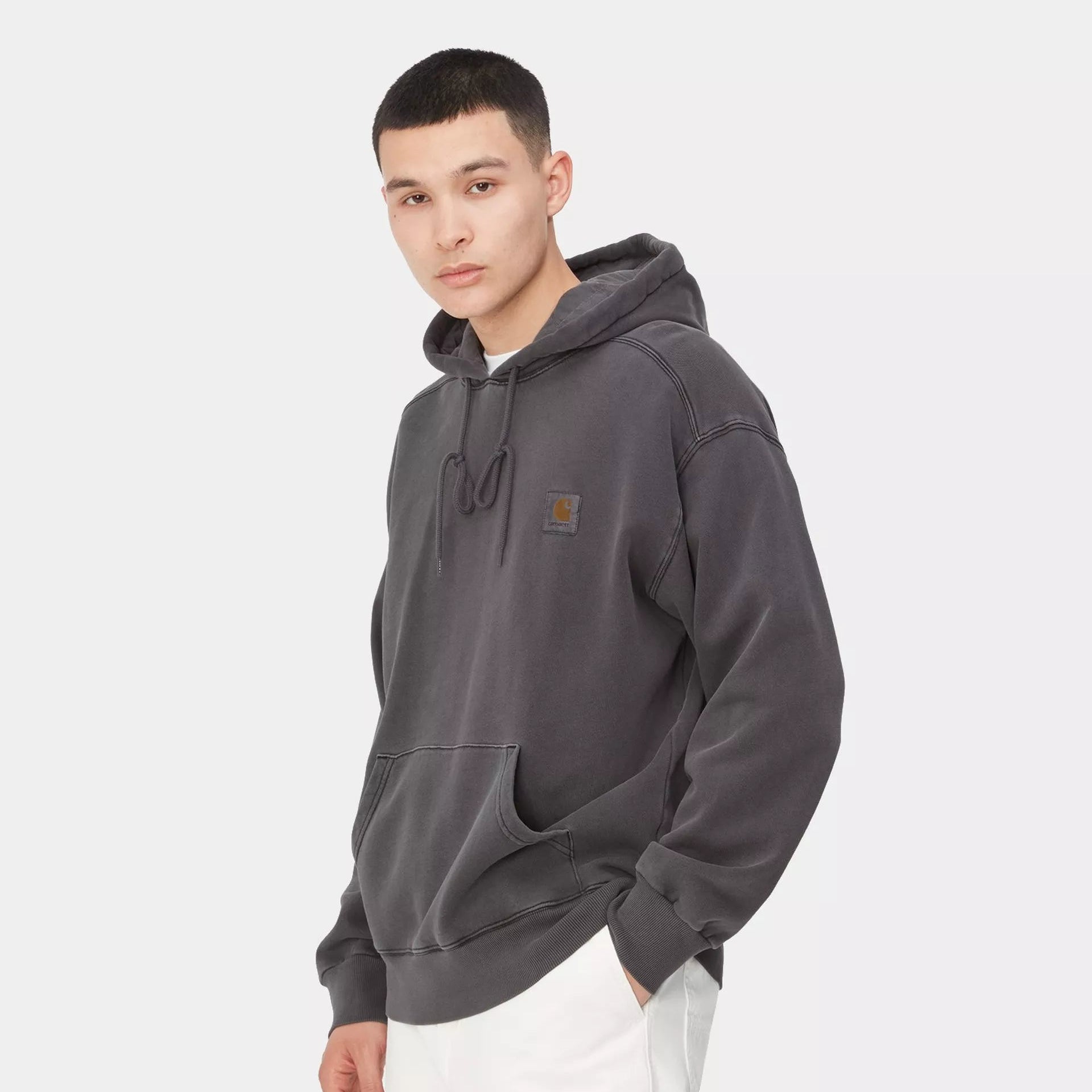 Felpa Carhartt Nelson Hood Black
