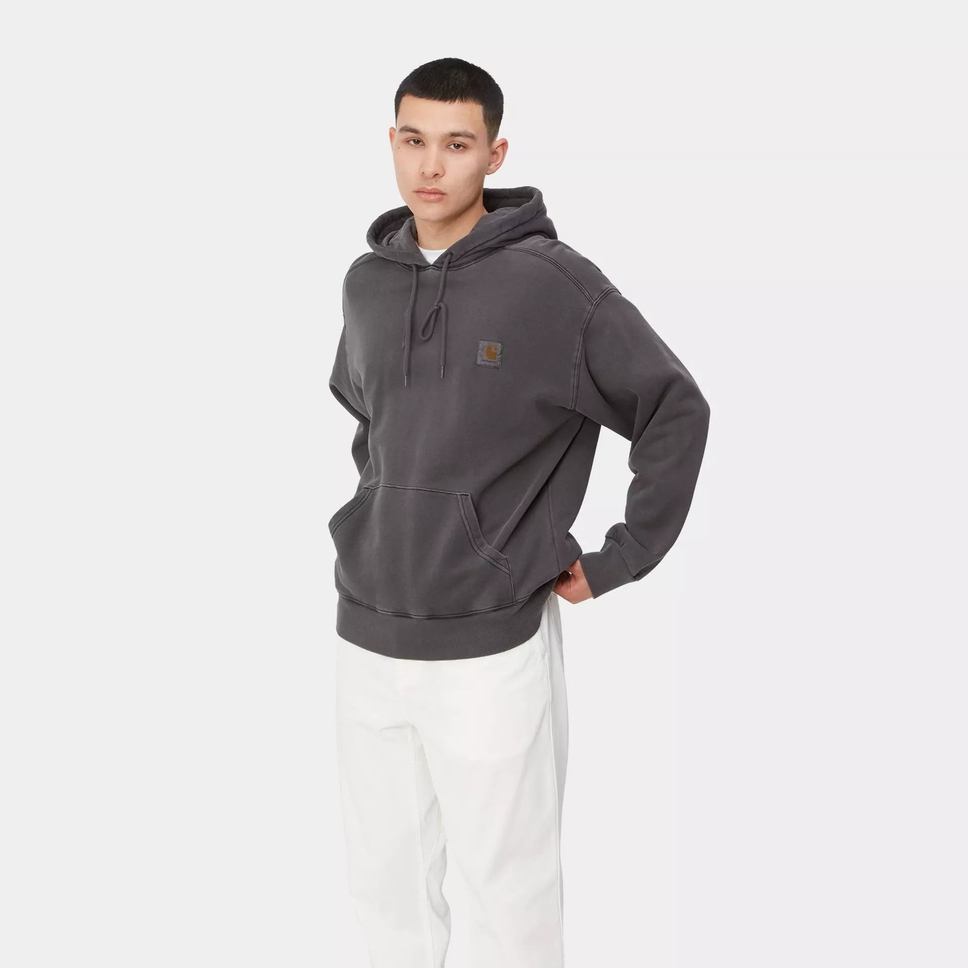 Felpa Carhartt Nelson Hood Black