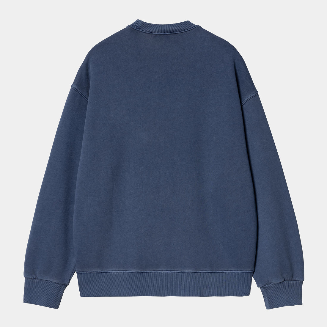 Felpa Carhartt Nelson Sweatshirt blue elder garment dyed