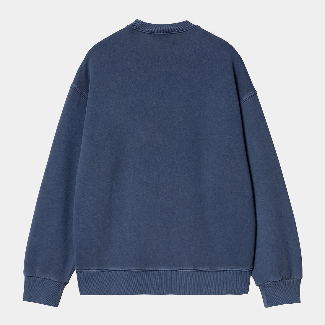 Felpa Carhartt Nelson Sweatshirt blue elder garment dyed