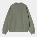 Felpa Carhartt Nelson Sweatshirt park garment dyed