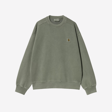 Felpa Carhartt Nelson Sweatshirt park garment dyed