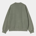 Felpa Carhartt Nelson Sweatshirt park garment dyed