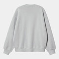 Felpa Carhartt Nelson Sweatshirt sonic silver dyed