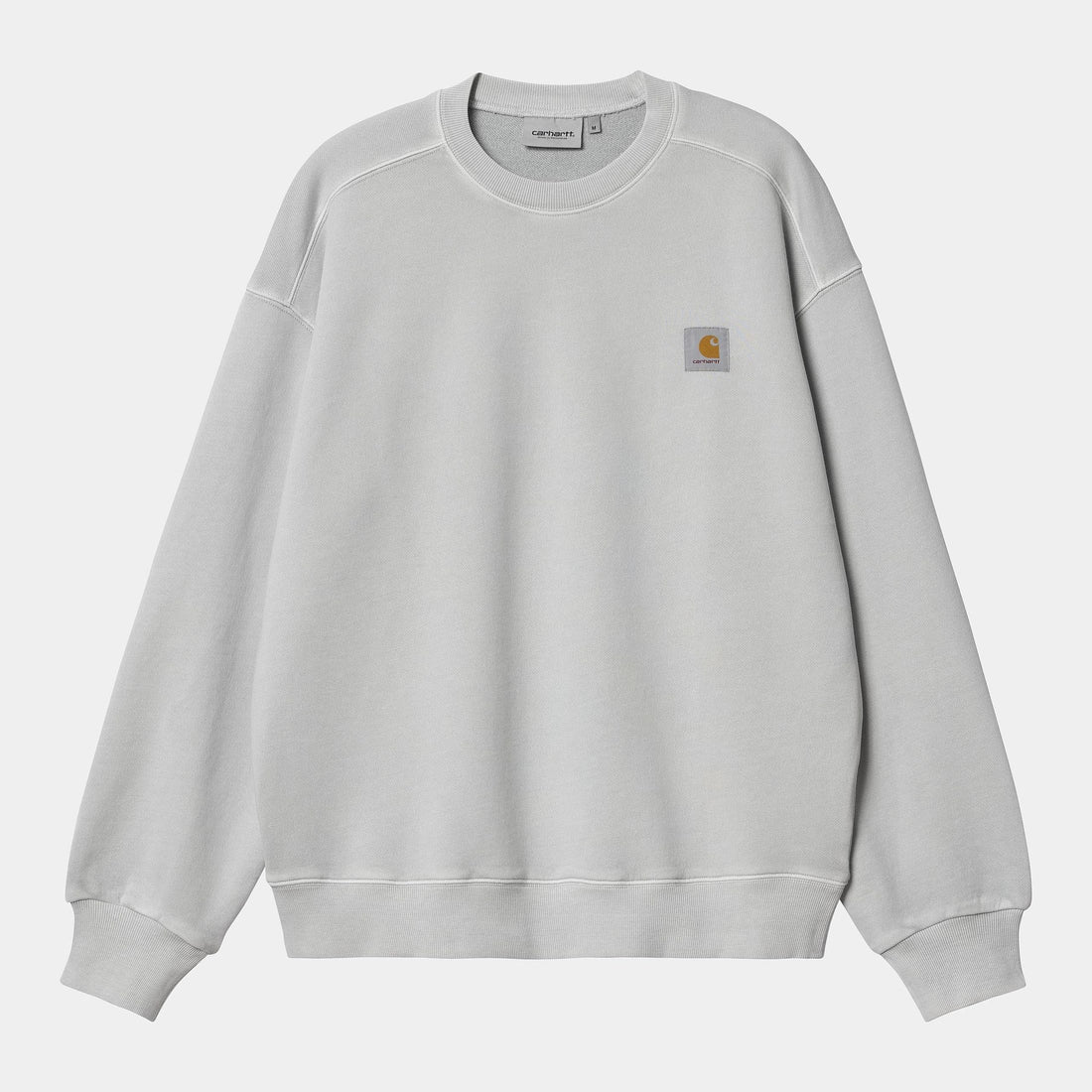 Felpa Carhartt Nelson Sweatshirt sonic silver dyed