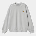 Felpa Carhartt Nelson Sweatshirt sonic silver dyed
