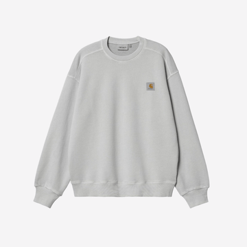 Felpa Carhartt Nelson Sweatshirt sonic silver dyed