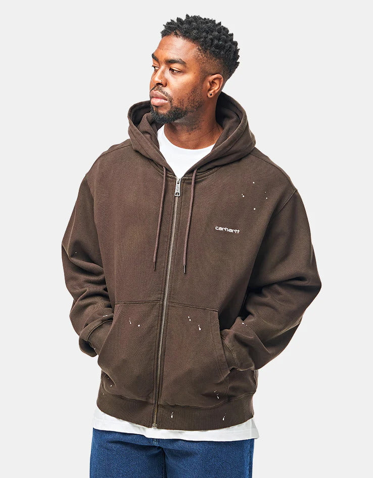 Felpa Carhartt Painter Hood Jkt Tobacco