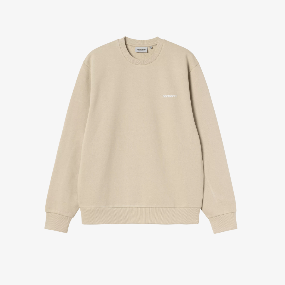Felpa Carhartt Script Beige