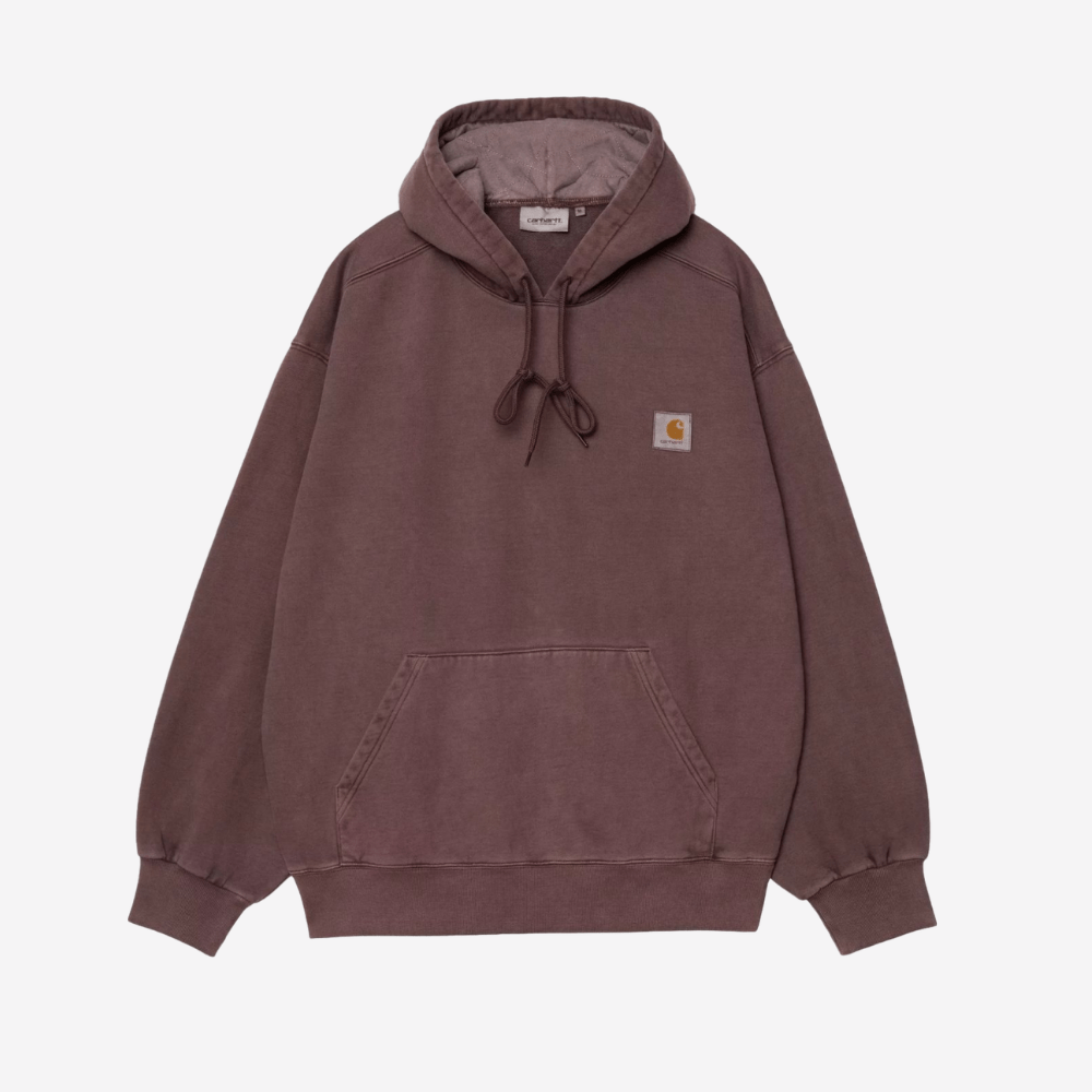 Felpa Carhartt Vista Hood Palisander Garment Dyed