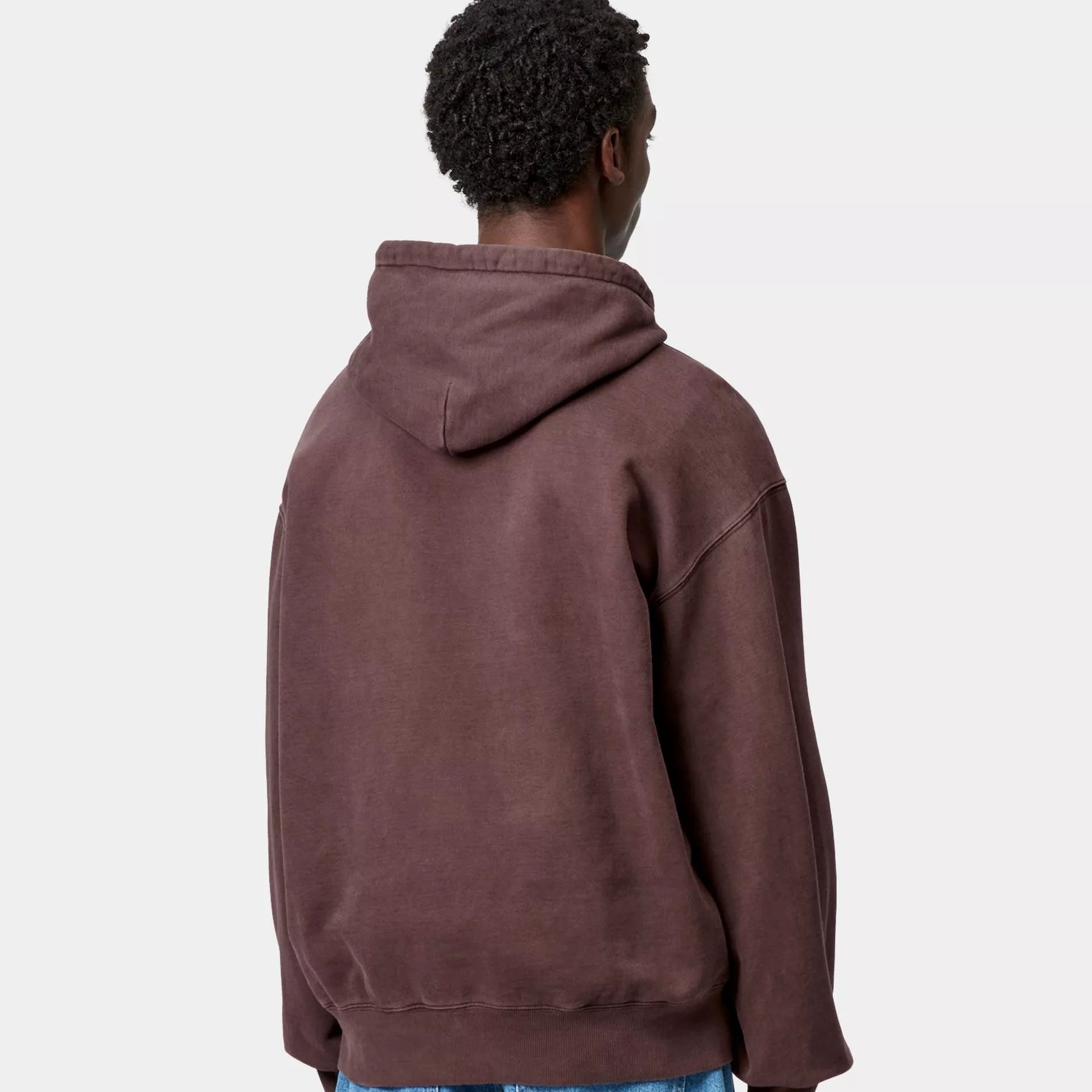 Felpa Carhartt Vista Hood Palisander Garment Dyed