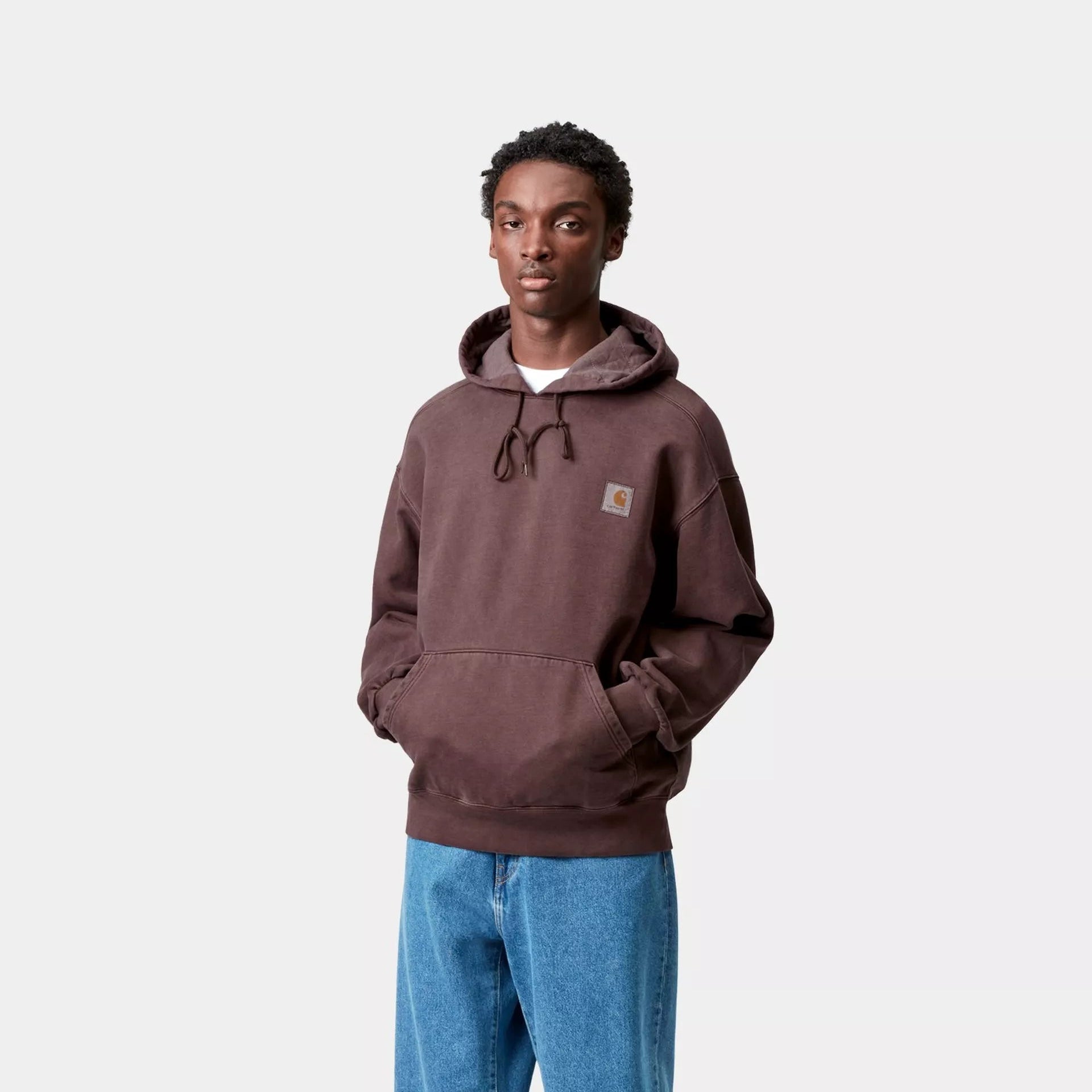 Felpa Carhartt Vista Hood Palisander Garment Dyed