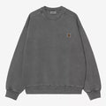 Felpa Carhartt Vista Sweat Blk Garment dyed