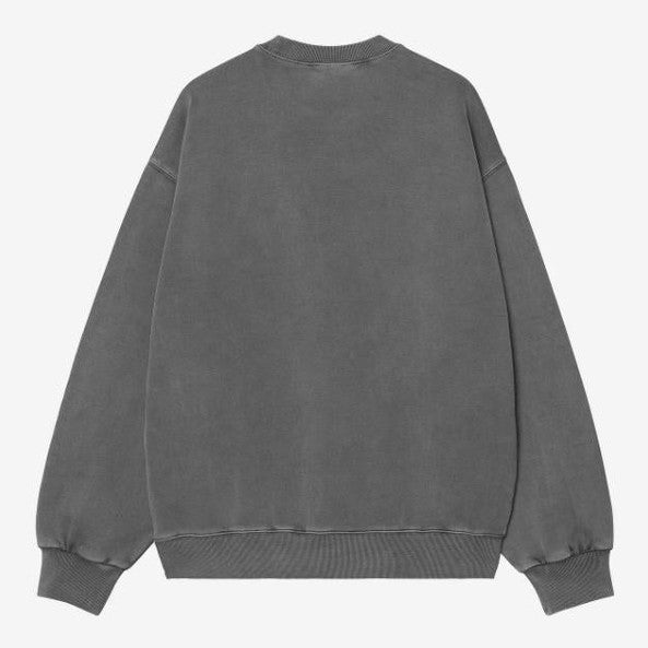 Felpa Carhartt Vista Sweat Blk Garment dyed
