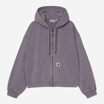 Felpa Carhartt W Hood Hoggard JKT Purple