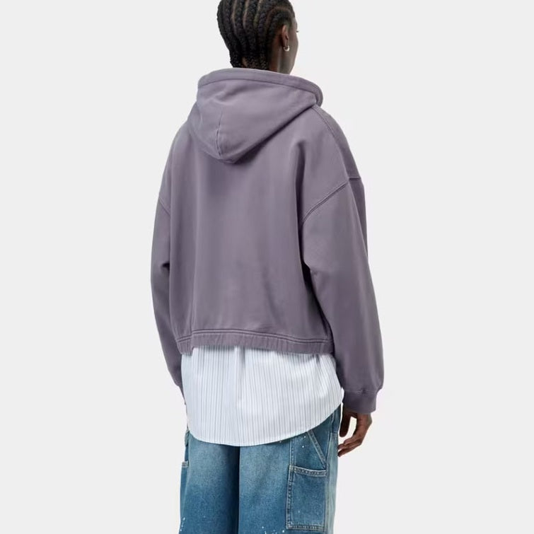 Felpa Carhartt W Hood Hoggard JKT Purple
