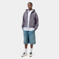 Felpa Carhartt W Hood Hoggard JKT Purple