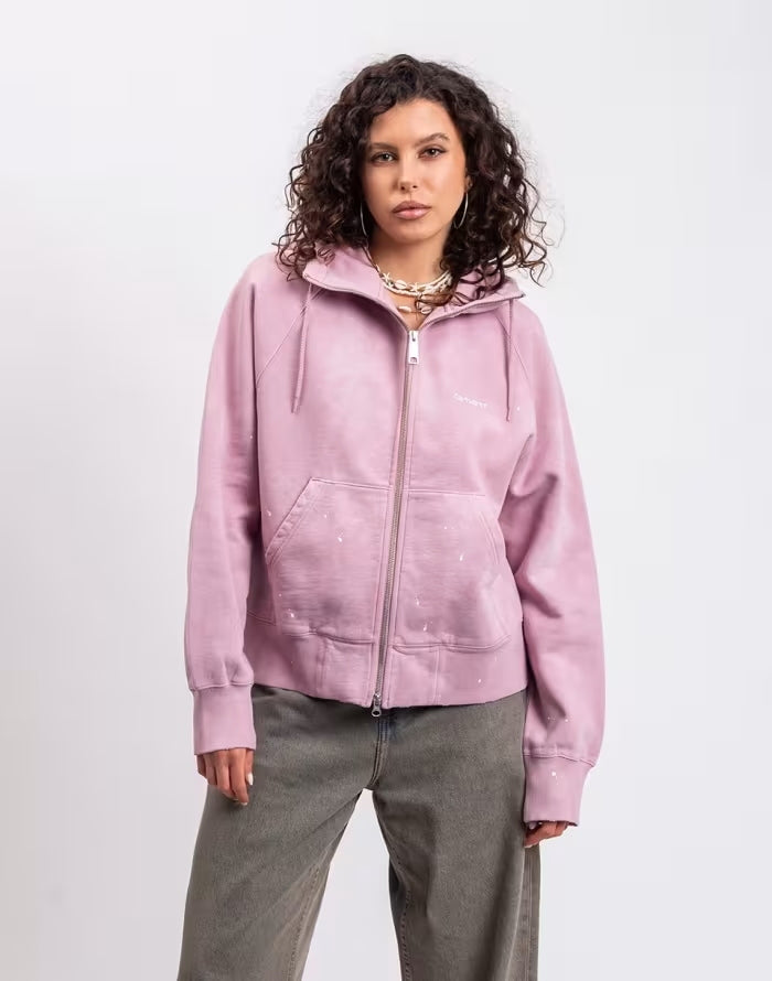Felpa Carhartt W Hood Painter JKT Pink