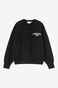 Felpa Carhartt W Hugging Cats Black