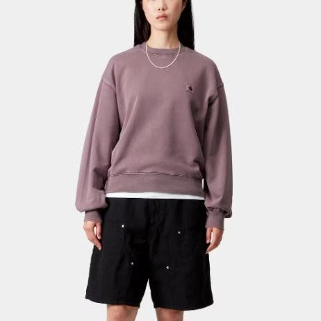 Felpa Carhartt W Nelson Phlox Garment Dyed