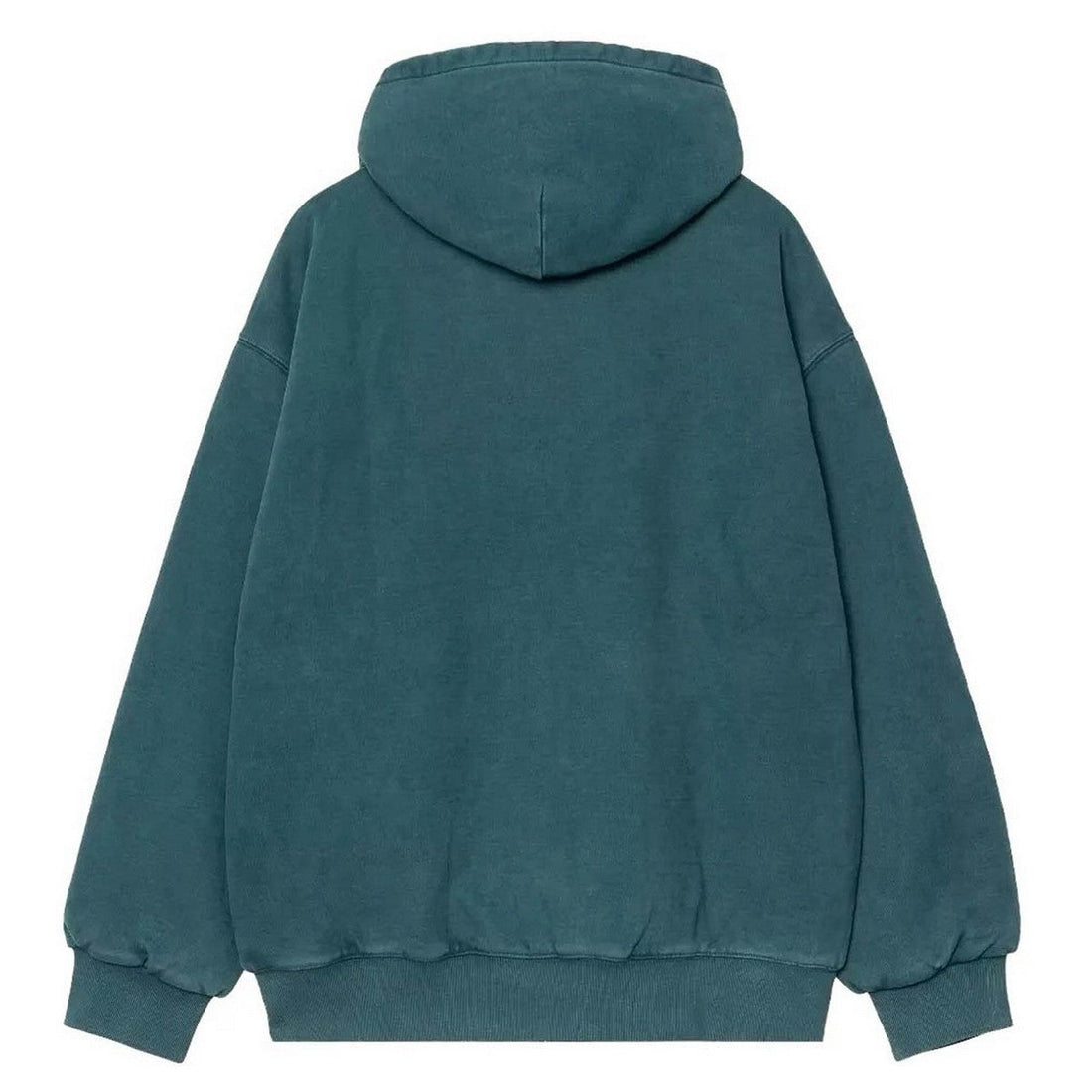 Felpa Carhartt W Nelson jkt Deep Lagoon Garment dyed
