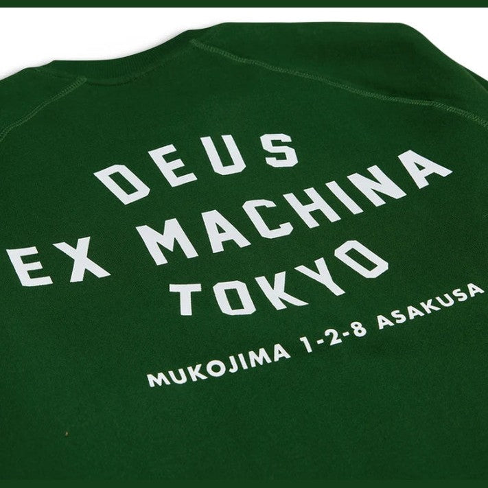 Felpa Deus Ex Machina Harajuku Address Green