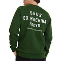 Felpa Deus Ex Machina Harajuku Address Green