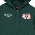 Felpa Deus Ex Machina Sacred Crest Zip Green