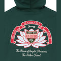 Felpa Deus Ex Machina Sacred Crest Zip Green