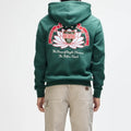 Felpa Deus Ex Machina Sacred Crest Zip Green