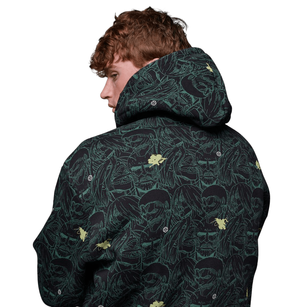 Felpa Dolly Noire AoT Pattern Hoodie black
