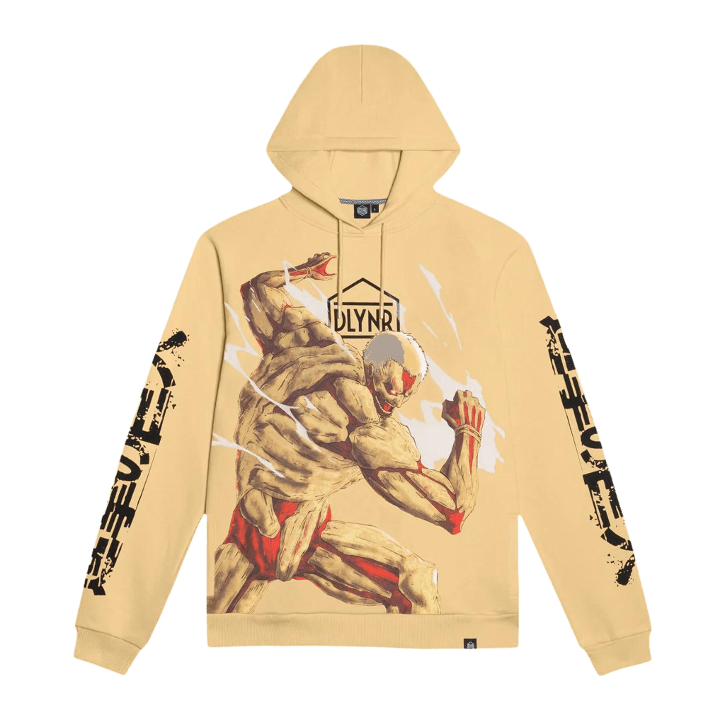 Felpa Dolly Noire Armored Titan Hoodie beige