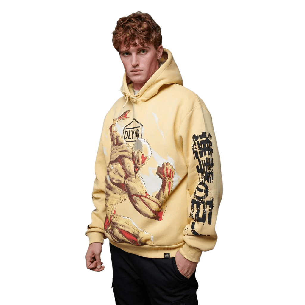 Felpa Dolly Noire Armored Titan Hoodie beige