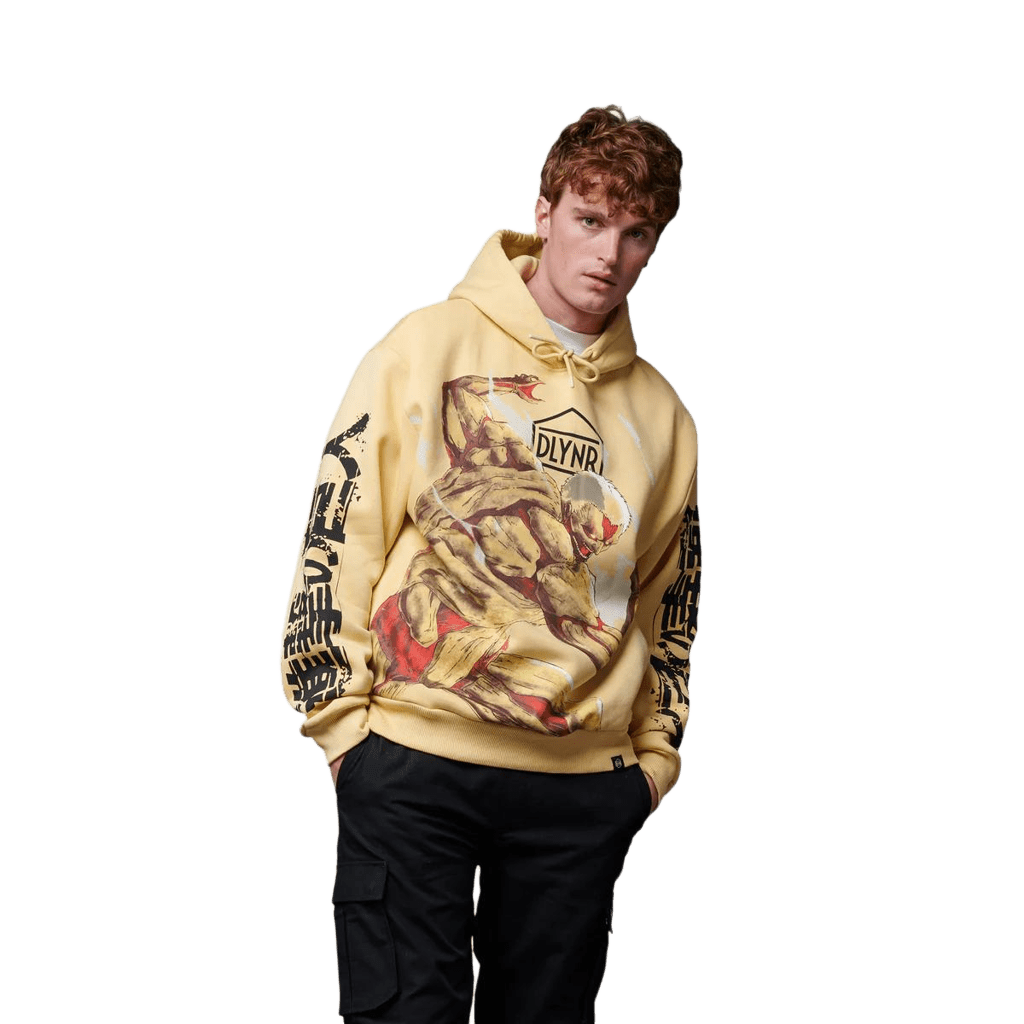 Felpa Dolly Noire Armored Titan Hoodie beige