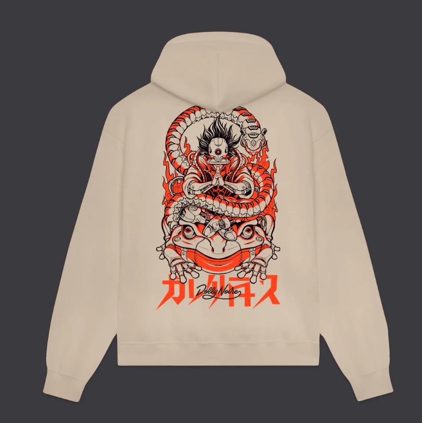 Felpa Dolly Noire Cyber Kaeru Nyobo Beige