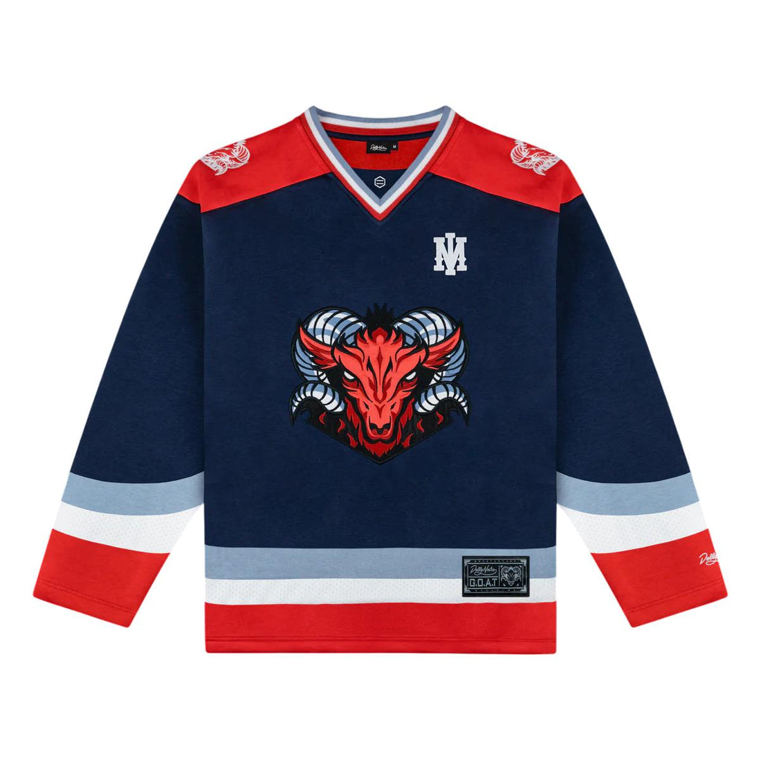 Felpa Dolly Noire GOAT Hockey Blue