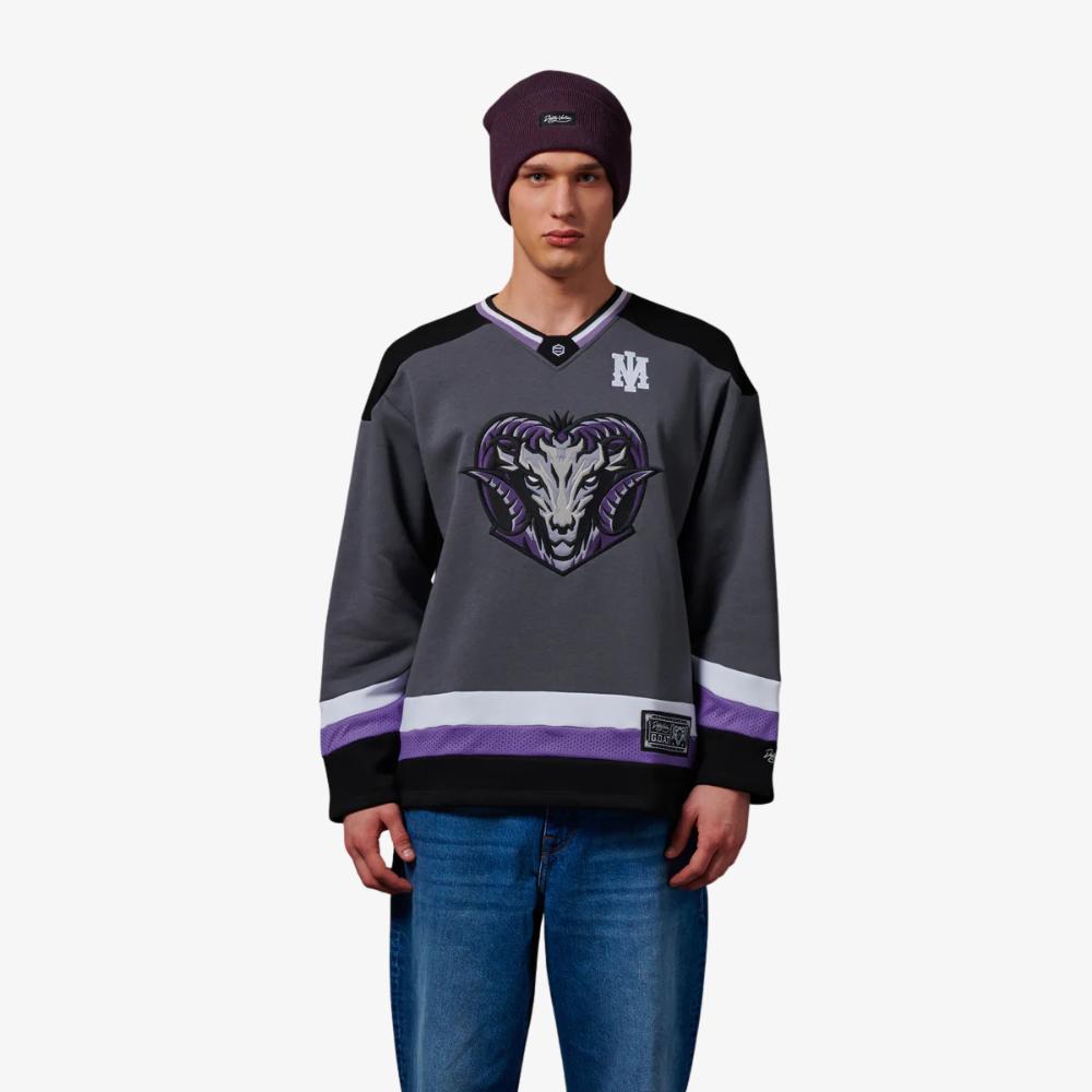 Felpa Dolly Noire GOAT Hockey Gray